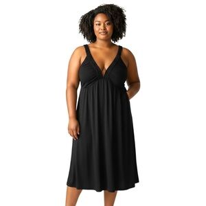 Tiki Palm Women’s Black Sleeveless Sundress Size XXXL